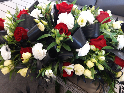 Coffin Spray - Manchester United Theme - Manchester United Theme Coffin Spray