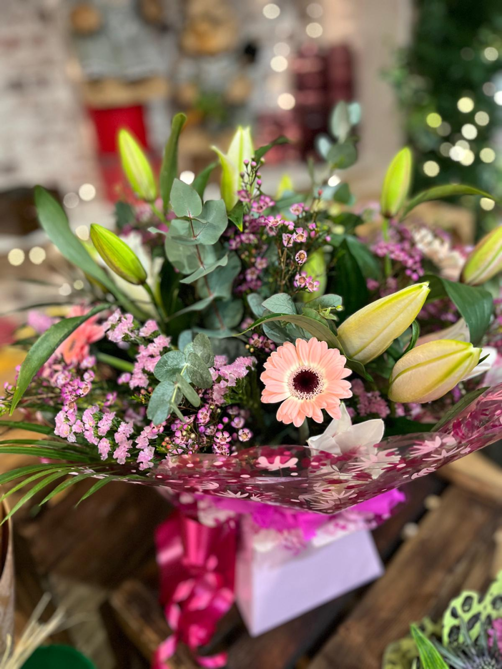 Lilly and gerbera Product Image