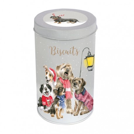 'O holy night' biscuit tin