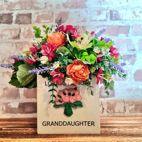 Granddaughter grave pot
