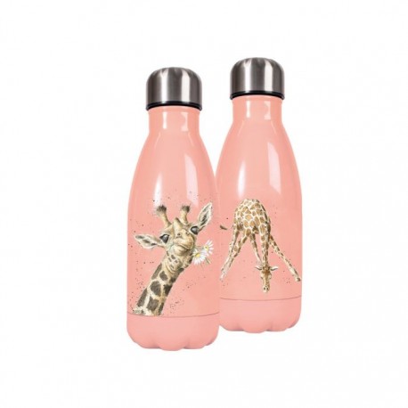 'Flowers' giraffe water bottle